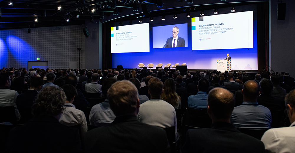 Markus Weber, Präsident Bauen digital Schweiz, begrüsste die zahlreichen Besucher.