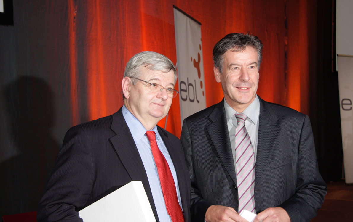 Joschka Fischer und Urs Steiner
